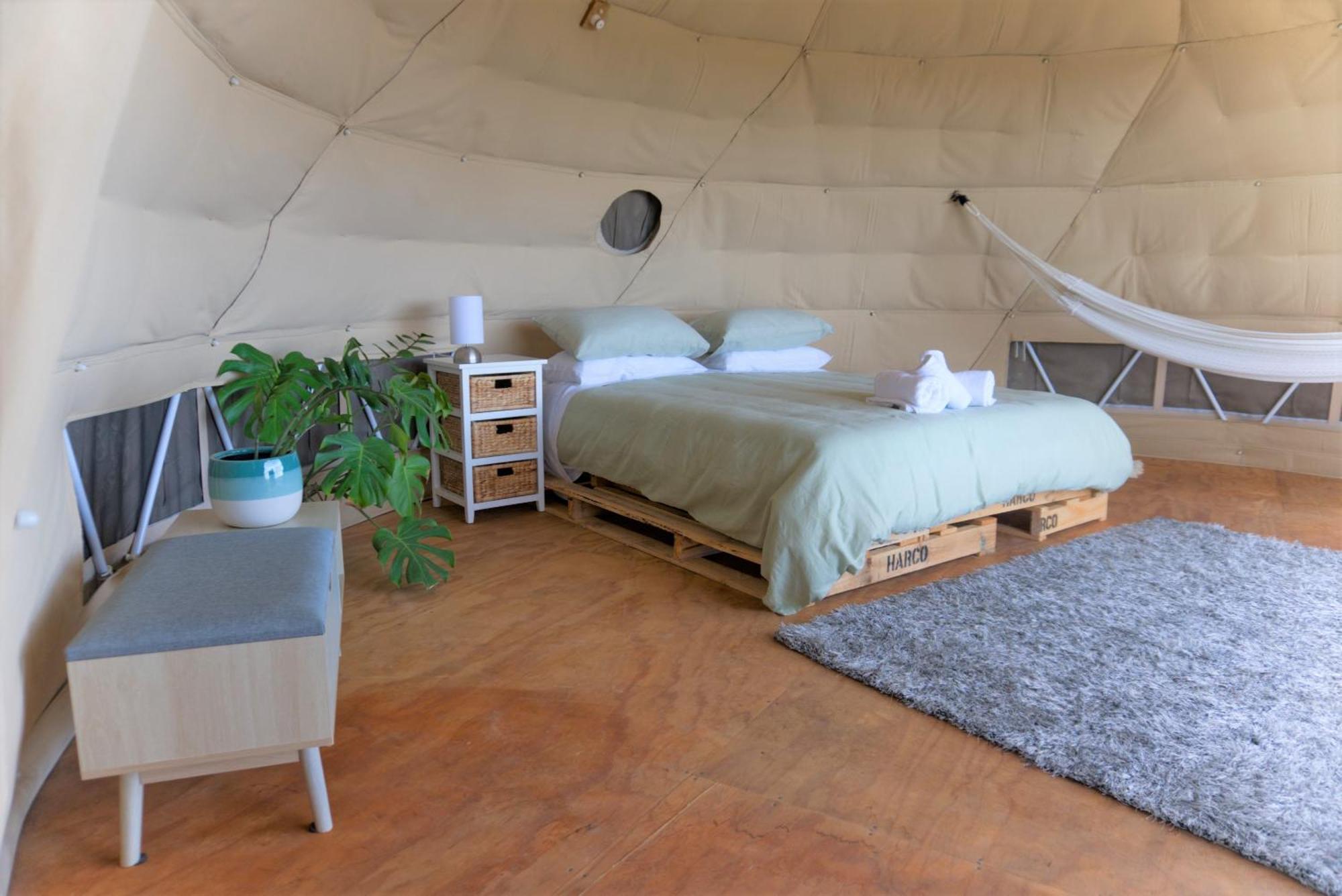 1 Waipu Off-Grid Eco Seaview Geodesic Glamping Dome Hotel Buitenkant foto