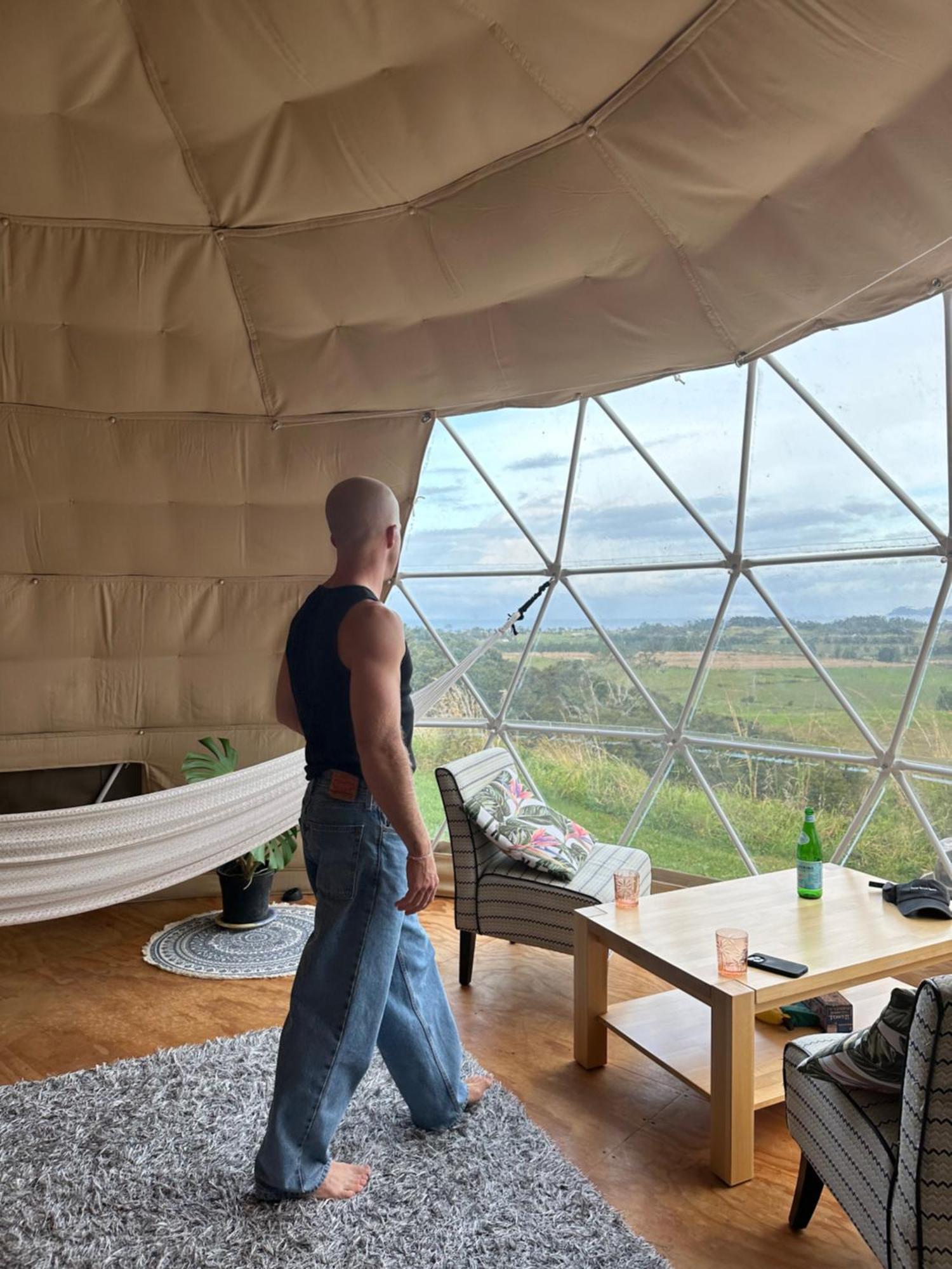 1 Waipu Off-Grid Eco Seaview Geodesic Glamping Dome Hotel Buitenkant foto