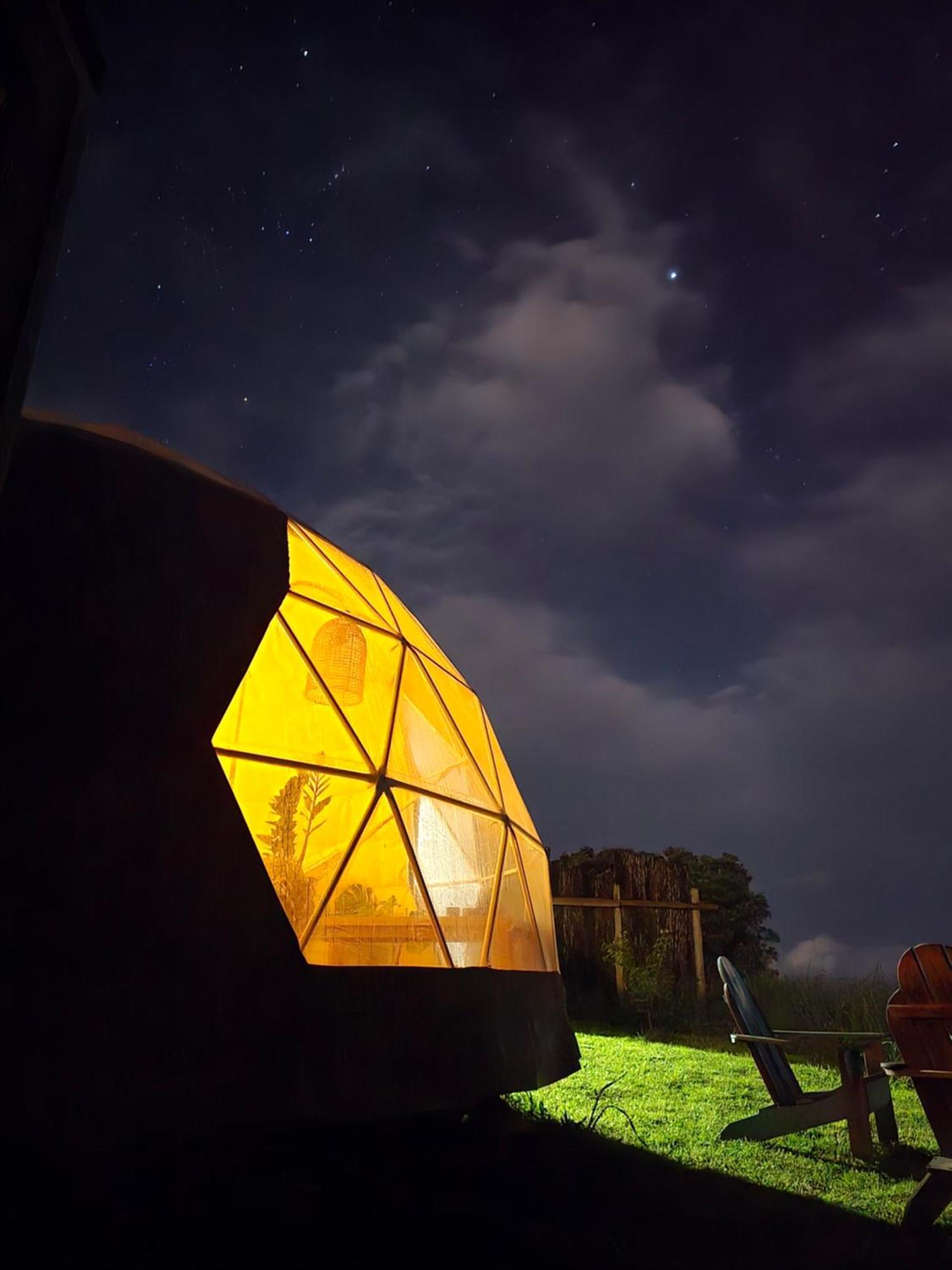 1 Waipu Off-Grid Eco Seaview Geodesic Glamping Dome Hotel Buitenkant foto