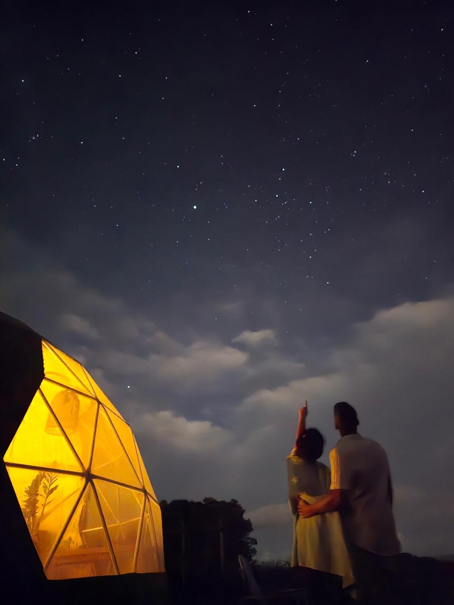 1 Waipu Off-Grid Eco Seaview Geodesic Glamping Dome Hotel Buitenkant foto